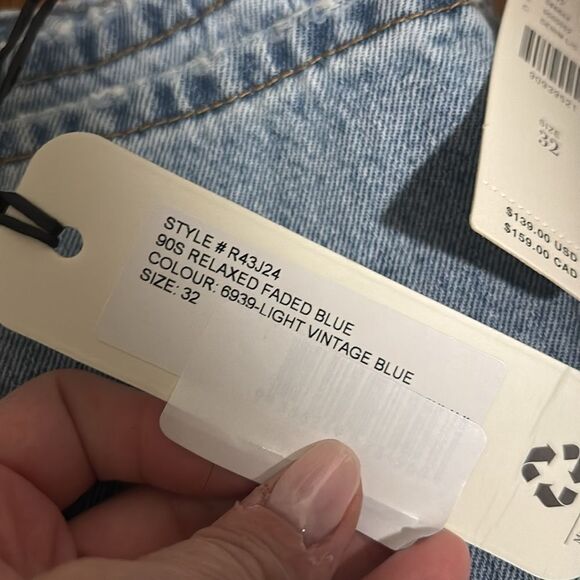 NWT Rolla's 90s Relaxed High-Rise Straight-Leg Jeans - Picture 7 of 8